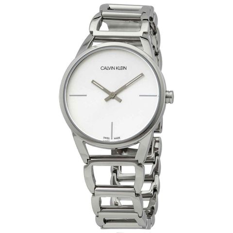 Stately Quartz Silver Dial Ladies Watch K3G23126