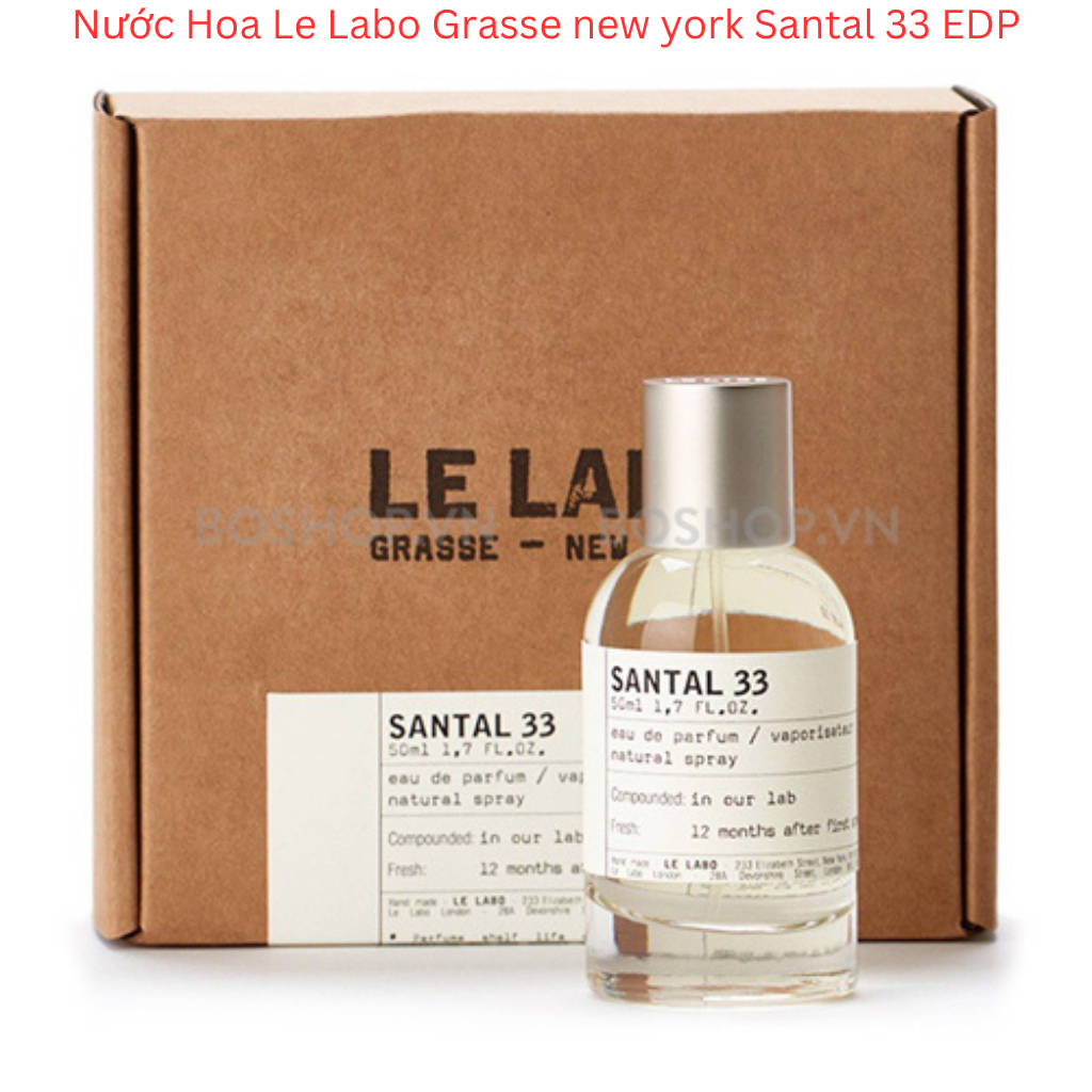 Nước Hoa Le Labo Grasse new york Santal 33 - New - EDP