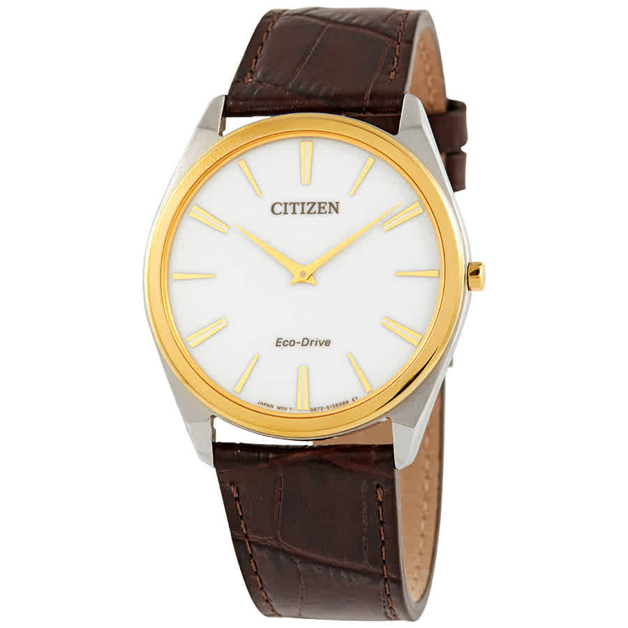 Mua đồng hồ Citizen Stiletto Eco-Drive White Dial Men'sWatchAR3074-03A –  Thiên Đường Hàng Hiệu