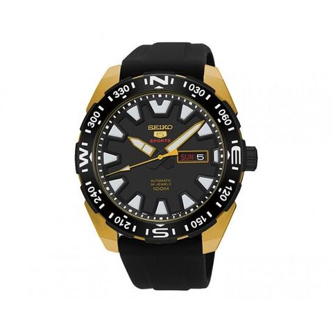 5 Sports Automatic Black Dial Men's Watch SRP750J1