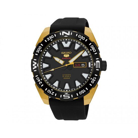 5 Sports Automatic Black Dial Men's Watch SRP750J1