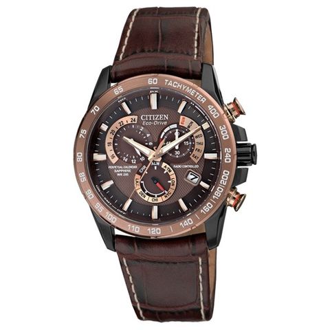 Perpetual Chrono A-T Dark Brown Dial Men's Watch AT4006-06X