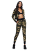 CAMO CROP ZIP HOODIE 202491