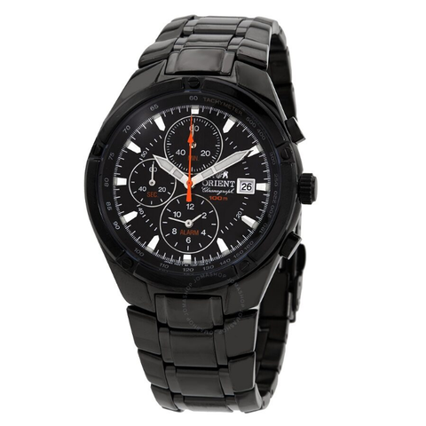 Classic Alarm Chronograph Black Dial Men's Watch FTD0P005B