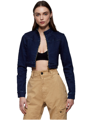 CROP DENIM JACKET 202958