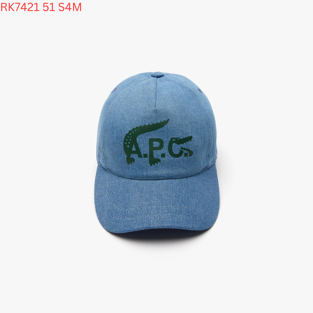 Nón Lacoste Jean Xanh Nhạt Cá Sấu APC - New - RK7421 51 S4M