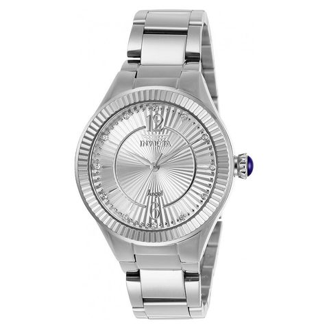 Angel Crystal Silver Dial Ladies Watch 28328