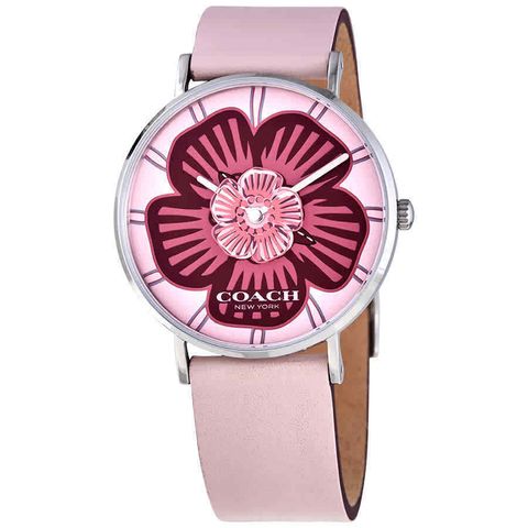 Perry Quartz Pink Floral Dial Ladies Watch 14503231