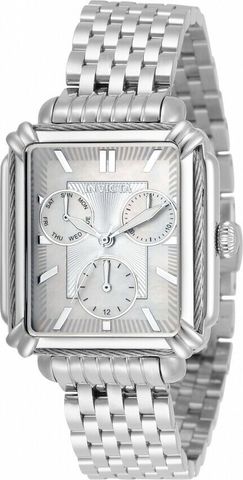 Wildflower Quartz White Dial Stainless Steel Ladies Watch 30855