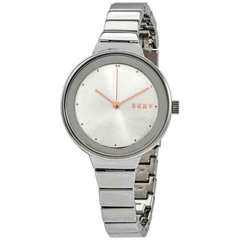 Astoria Quartz Silver Dial Stainless Steel Ladies Watch NY2694