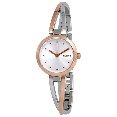 Crosswalk Quartz Silver Dial Two-tone Ladies Watch NY2791