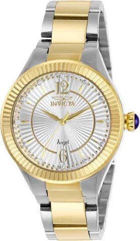 Angel Crystal Silver Dial Ladies Watch 28334