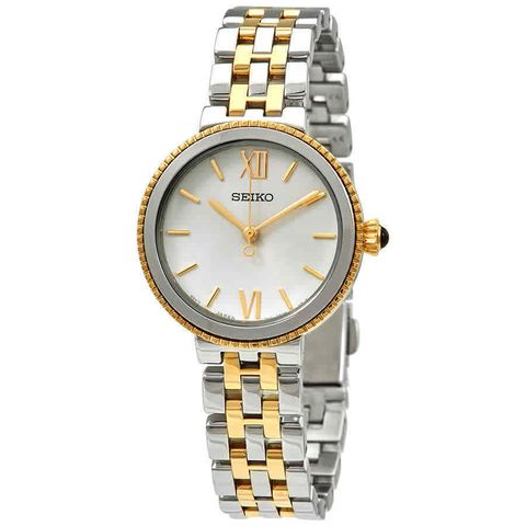 Silver Dial Ladies Two Tone Watch SRZ508P1