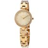 City Link Quartz Crystal Gold Dial Ladies Watch NY2825