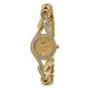 Solar Gold Dial Gold-Tone Steel Ladies Watch SUP176