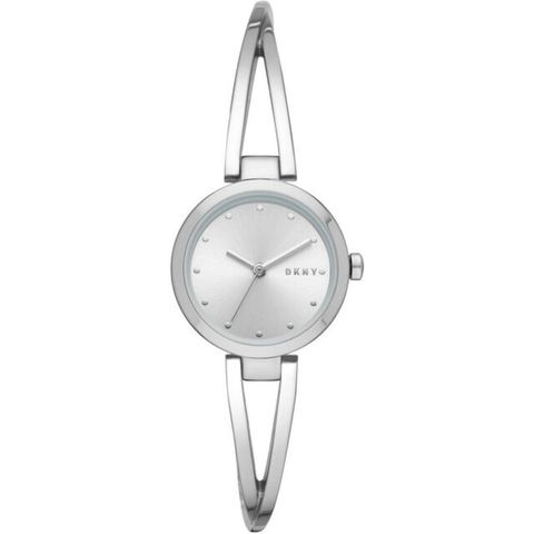 Crosswalk Quartz Silver Dial Stainless Steel Ladies Watch NY2789