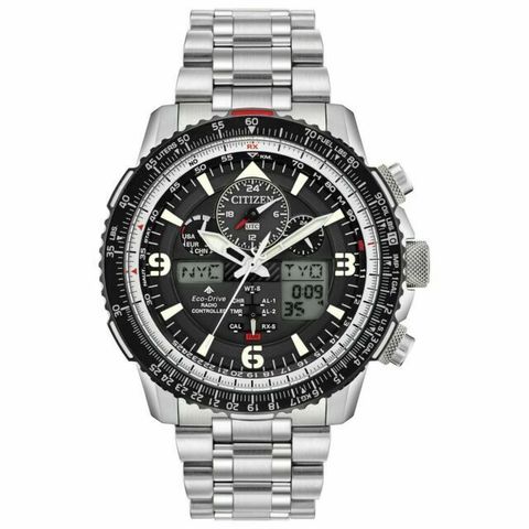 Promaster Skyhawk A-T Eco-Drive Stainless Steel Men's Watch JY8070-54E