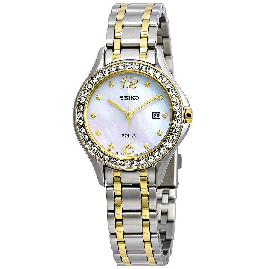 Core Solar Powered Mother of Pearl Ladies Watch SUT312