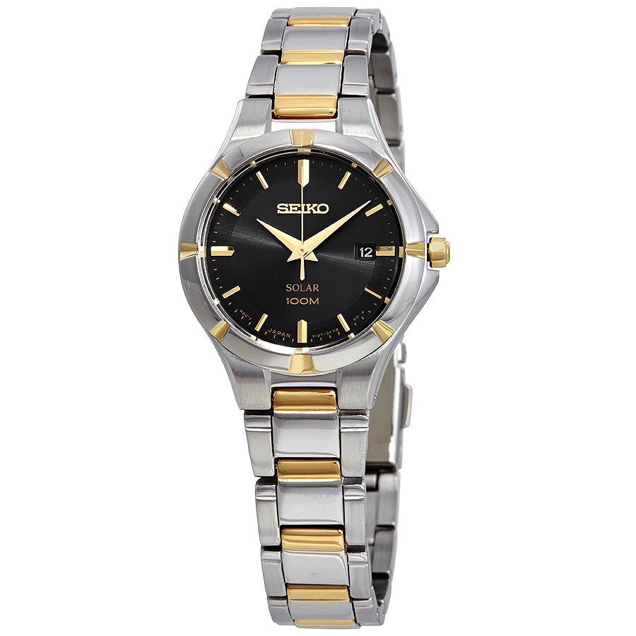 Core Black Dial Two-tone Ladies Watch SUT316