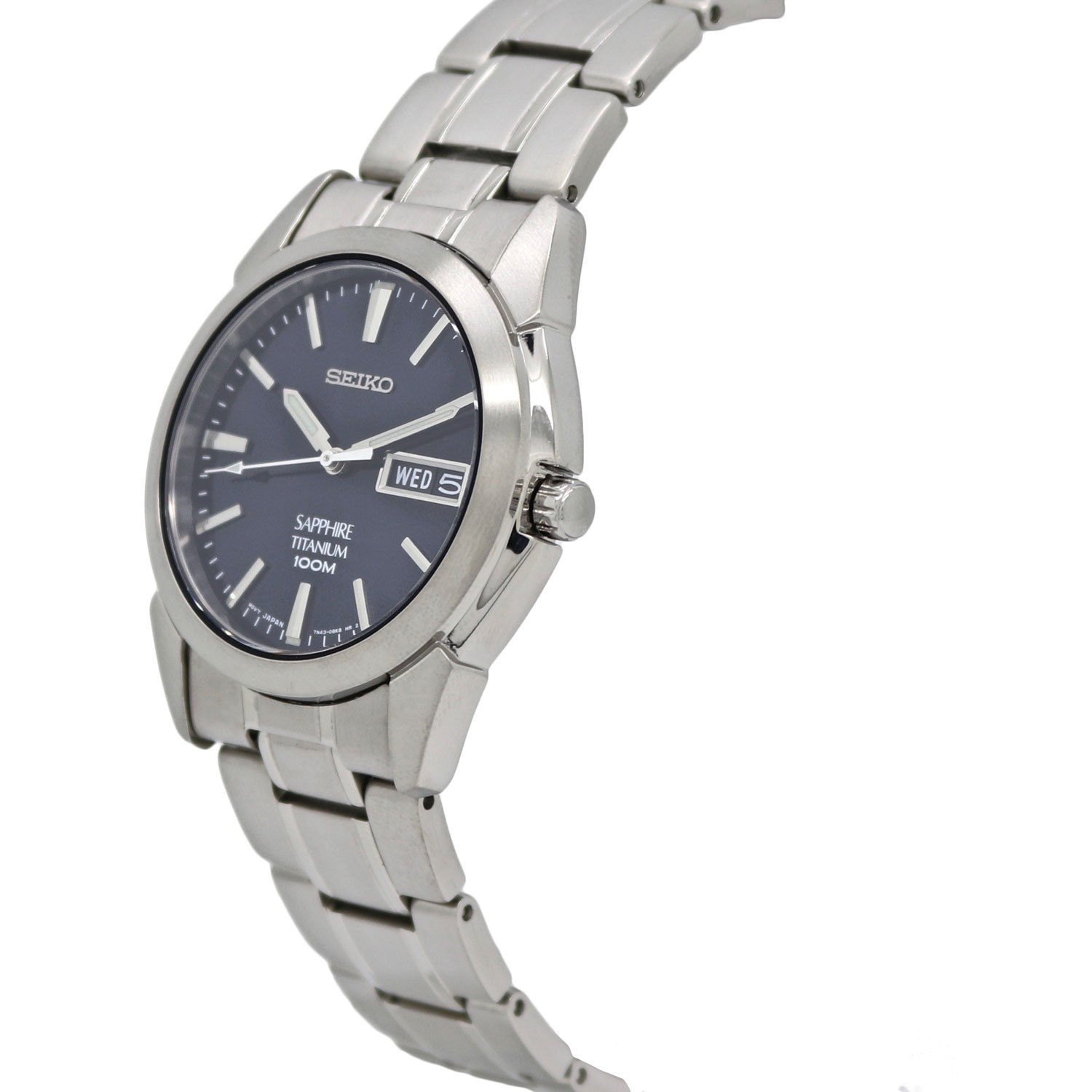 Mua đồng hồ Seiko Blue Dial Titanium Men's Watch SGG729 – Thiên Đường Hàng  Hiệu