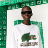 Áo Sweater Trắng Minecraft Lacoste - New  - SH3851 51 001 - PA03