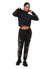 EMBELLISHED CROP HOODIE 202684