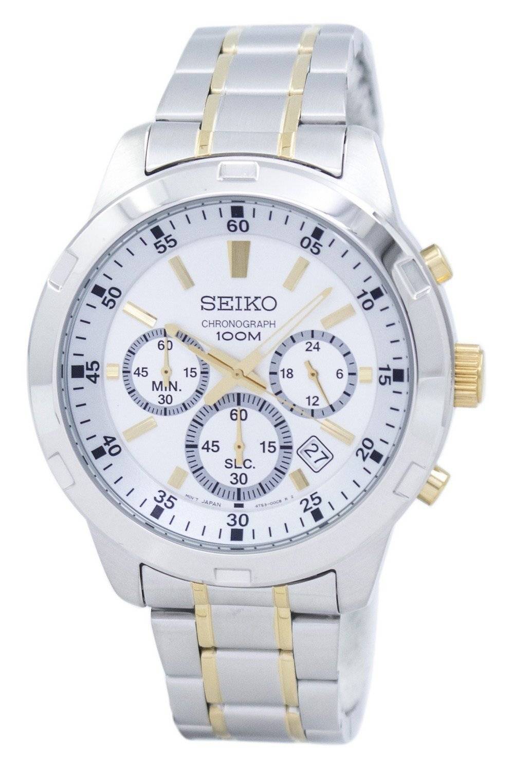 Mua đồng hồ Seiko Chronograph Quartz White Dial Men's Watch SKS607P1 –  Thiên Đường Hàng Hiệu