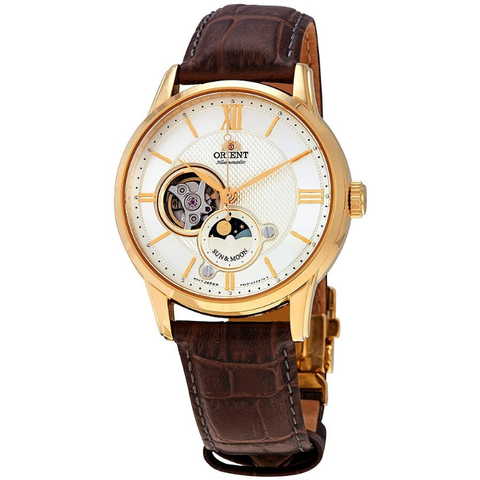Classic Sun and Moon Open Heart Automatic Men's Watch RA-AS0004S10B