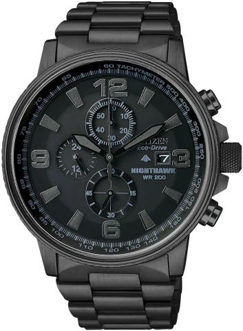 NightHawk EcoDrive Chronograph Men's Watch CA0295-58E