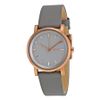 Soho Gray Pearlized Dial Gray Leather Ladies Watch NY2341