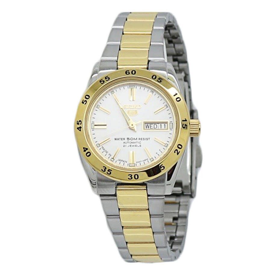 Seiko 5 Automatic Silver Dial Ladies Watch SYMG42J1