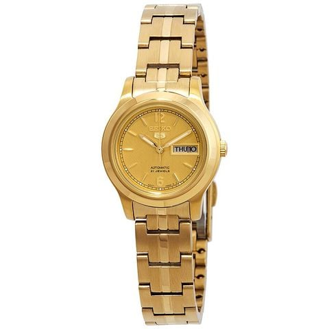 Series 5 Automatic Gold Dial Gold-tone Ladies Watch SYME02