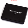 Ví Ngang True Religion Đen Logo Vàng - New - TRCARDCS01