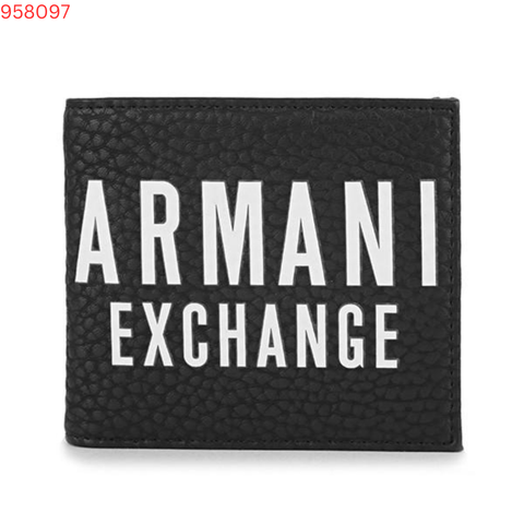 Ví Đen A/X Armanni Exchange Chữ Trắng - New - 958097