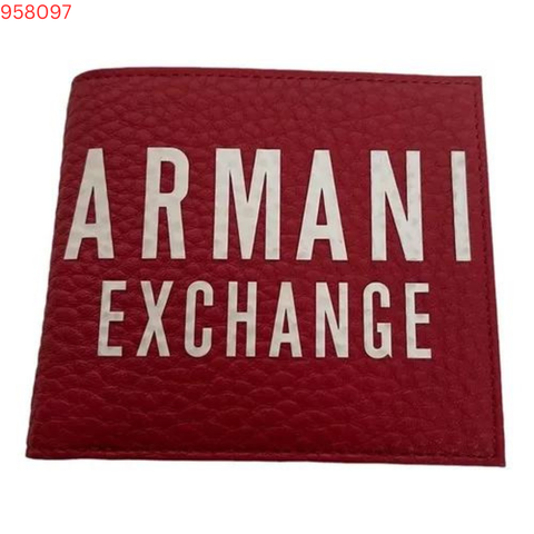 Ví Đỏ A/X Armanni Exchange Chữ Trắng - New - 958097