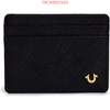 Ví Ngang True Religion Đen Logo Vàng - New - TRCARDCS01