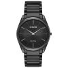 Stiletto Eco-Drive Black Dial Men's Watch AR3075-51E