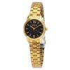 Quartz Black Dial Yellow Gold-tone Ladies Watch EJ6082-51E