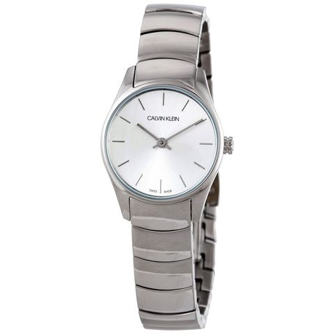 Classic Quartz Silver Dial Ladies Watch K4D23146