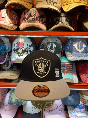 Nón Đen Xám Snapback Raiders - New - N107