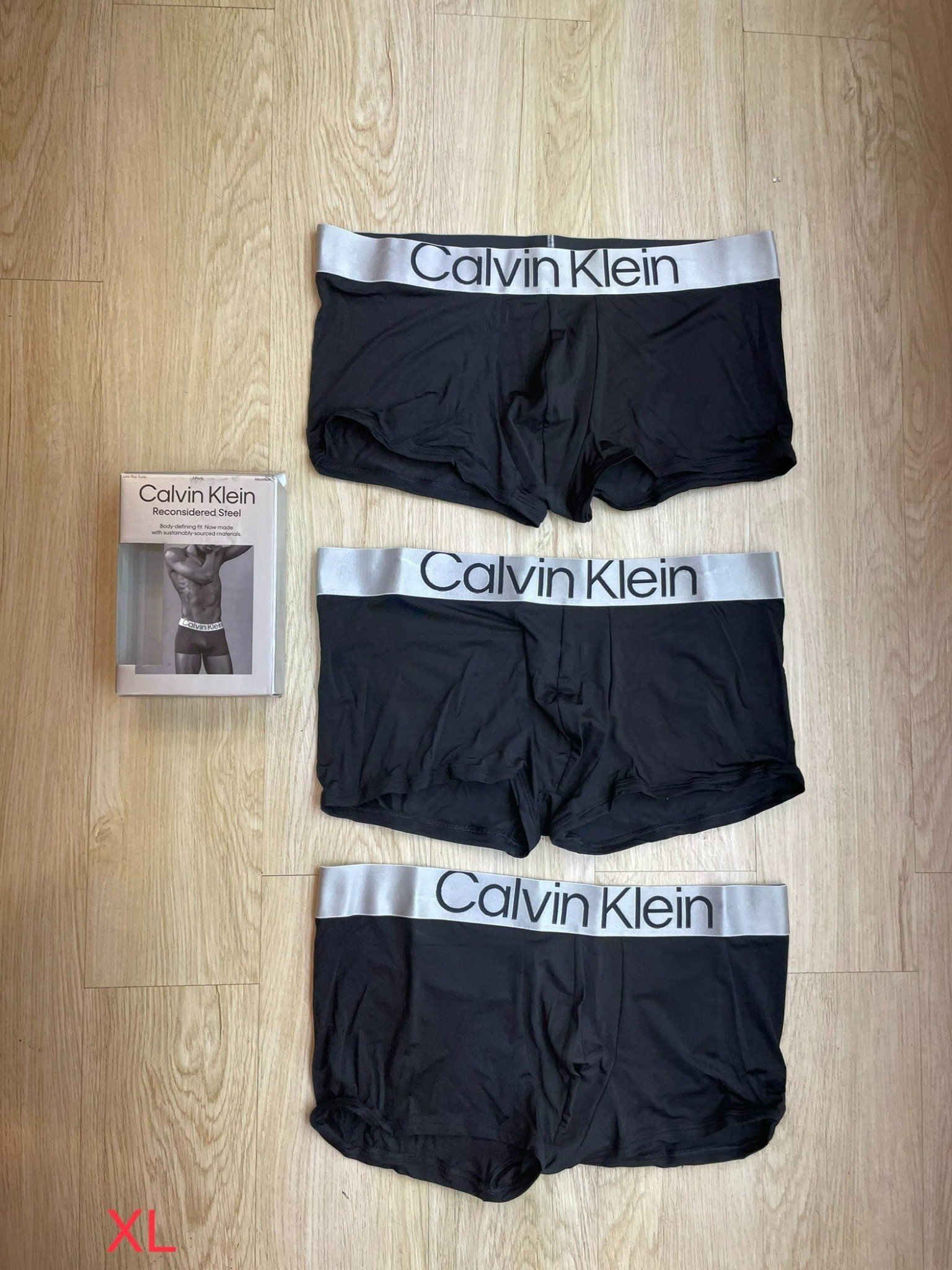 Set 3 quần lót nam đen Calvin Klein - New - NB3074902
