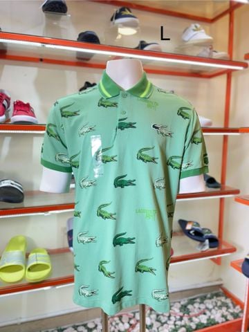 Áo Polo Xanh Lá Nhiều Cá Lacoste - New - DH518151BT2 - PB03