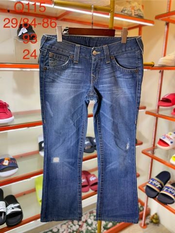 Quần Jean Dài Xanh True Religion - Si - Q115