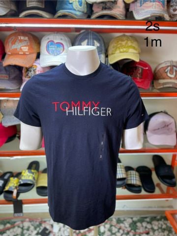 Áo Thun Xanh Đậm Chữ Trắng Đỏ Tommy Hilfiger - New - 78j9628 410 - GD04