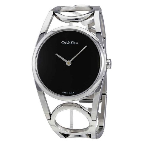 Black Dial Stainless Steel Ladies Watch K5U2S141