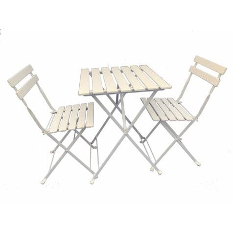  SVBT02: Candy Bistro set- white PU paint 