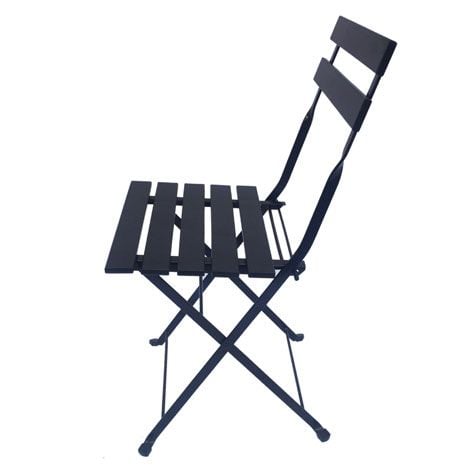  SVBT03-C: Candy Bistro chair- black PU paint 