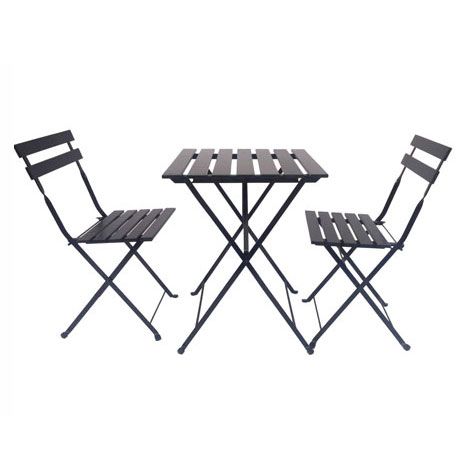 SVBT03: Candy Bistro set- black PU paint