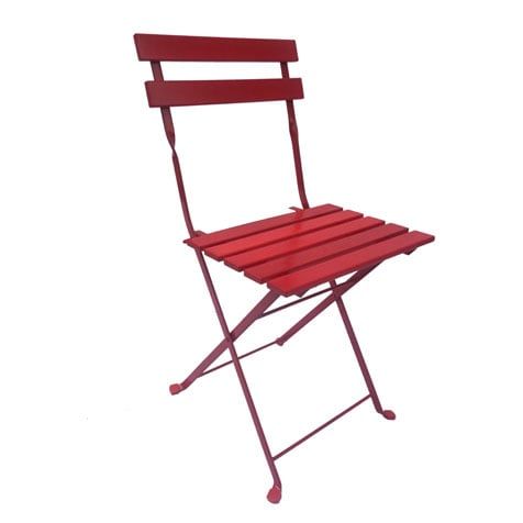  SVBT04-C: Candy Bistro chair- red PU paint 
