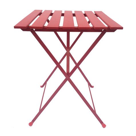  SVBT04-T: Candy Bistro table- red PU paint 
